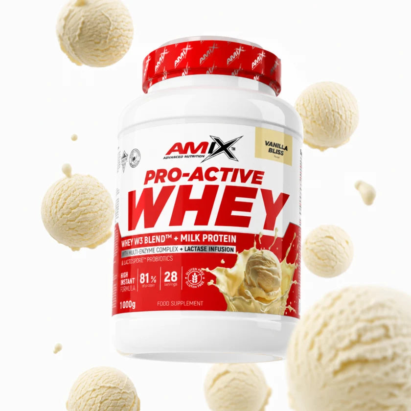 AMIX Pro Active Whey 1kg – Protéine Whey 79%