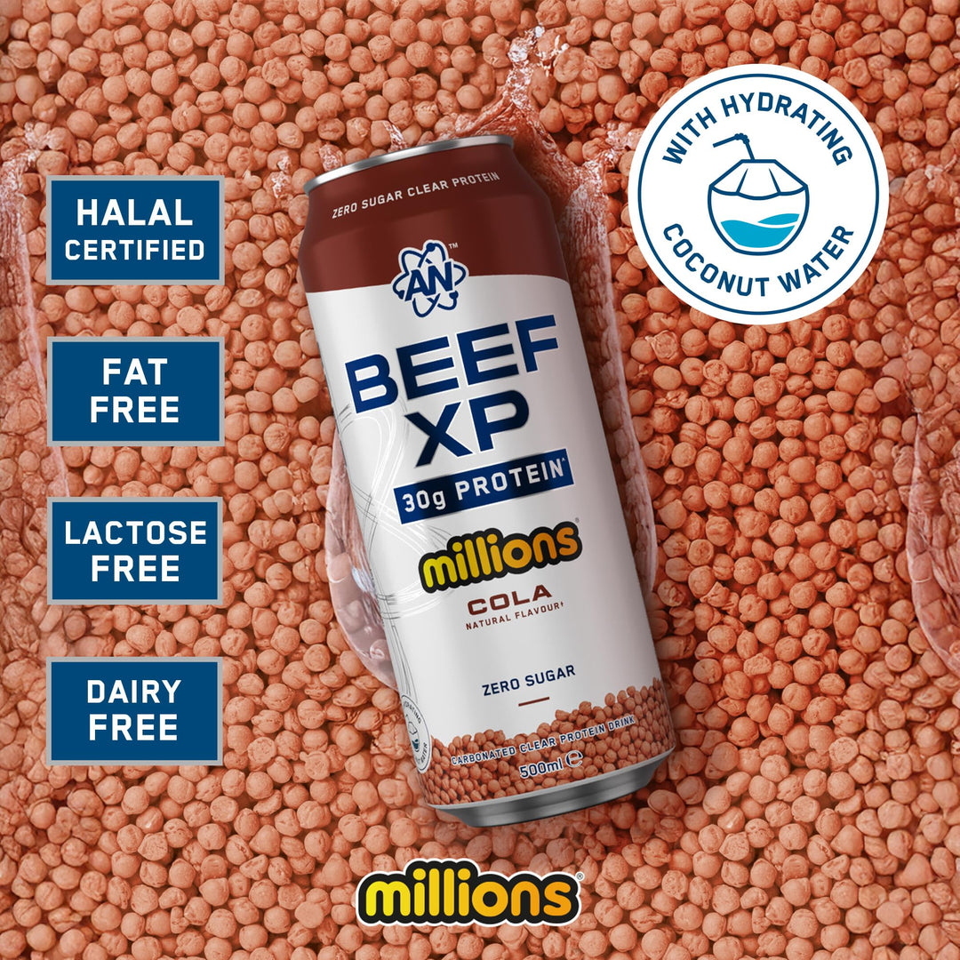 Beef XP Cans, Mixed Berry - 12 x 500 ml.