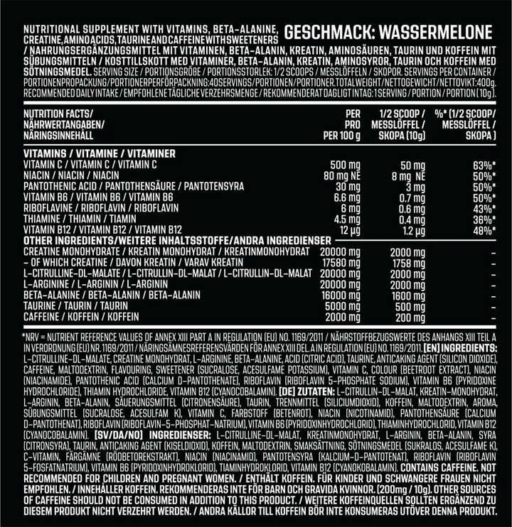 Pré-Workout Schizo - 400g - AK-47 Labs