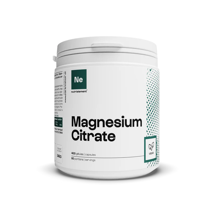 Citrate de Magnésium en gélules - Nutrimuscle