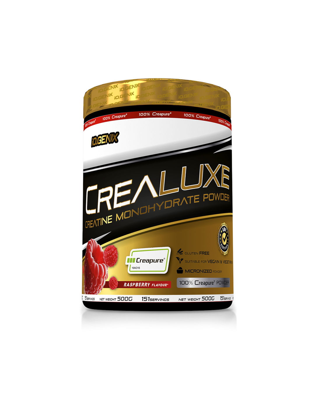 Crealuxe 500g IO.Genix - Créatine Creapure®