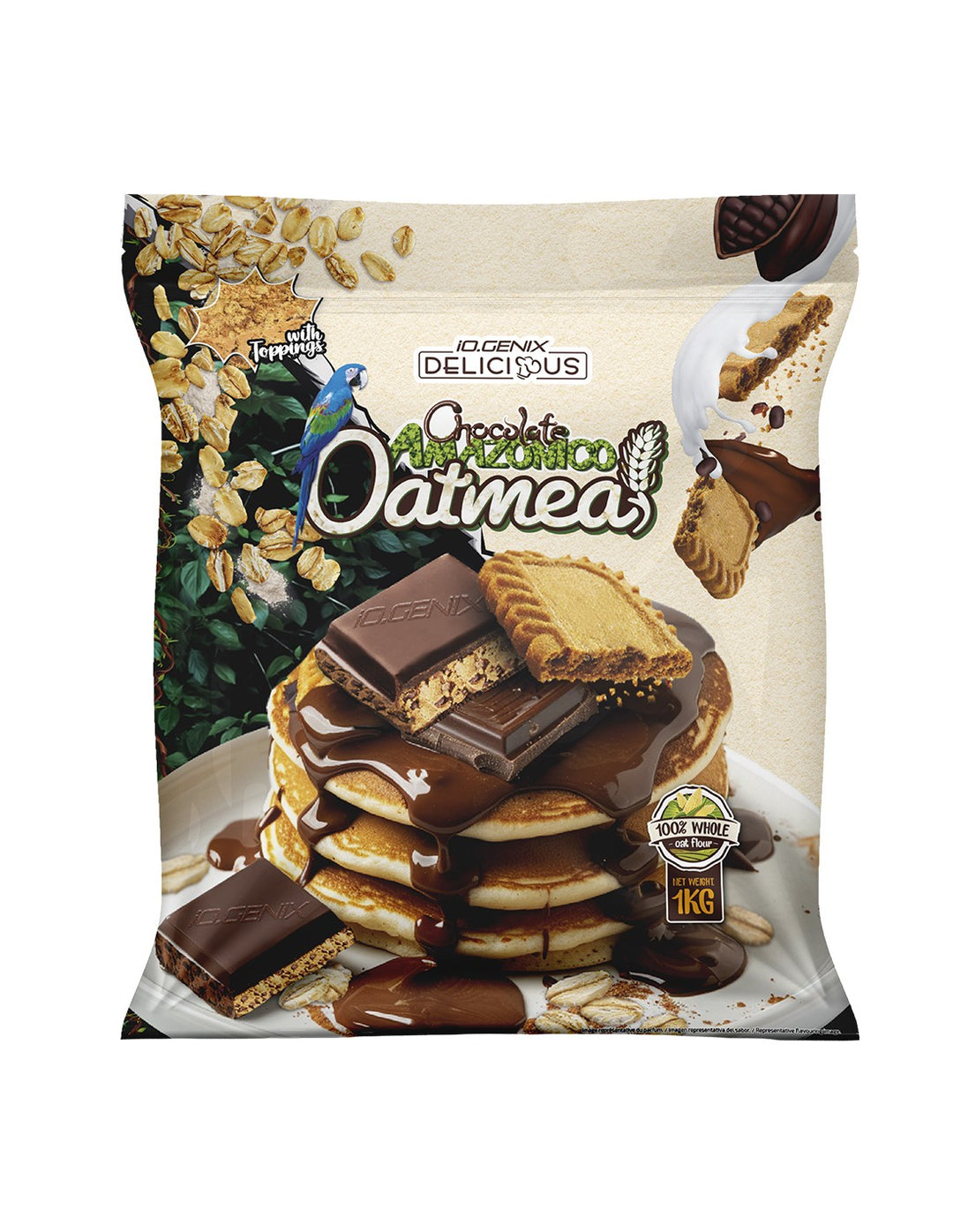 Farine d'avoine aromatisée IO.Genix 1kg