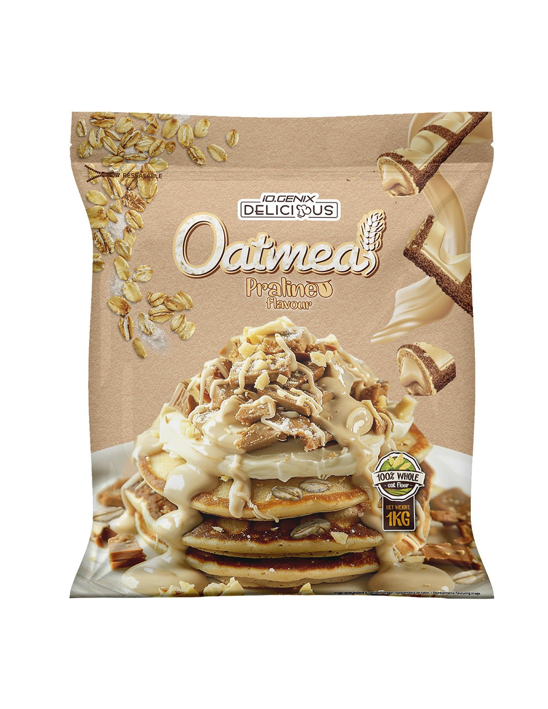 Farine d'avoine aromatisée IO.Genix 1kg