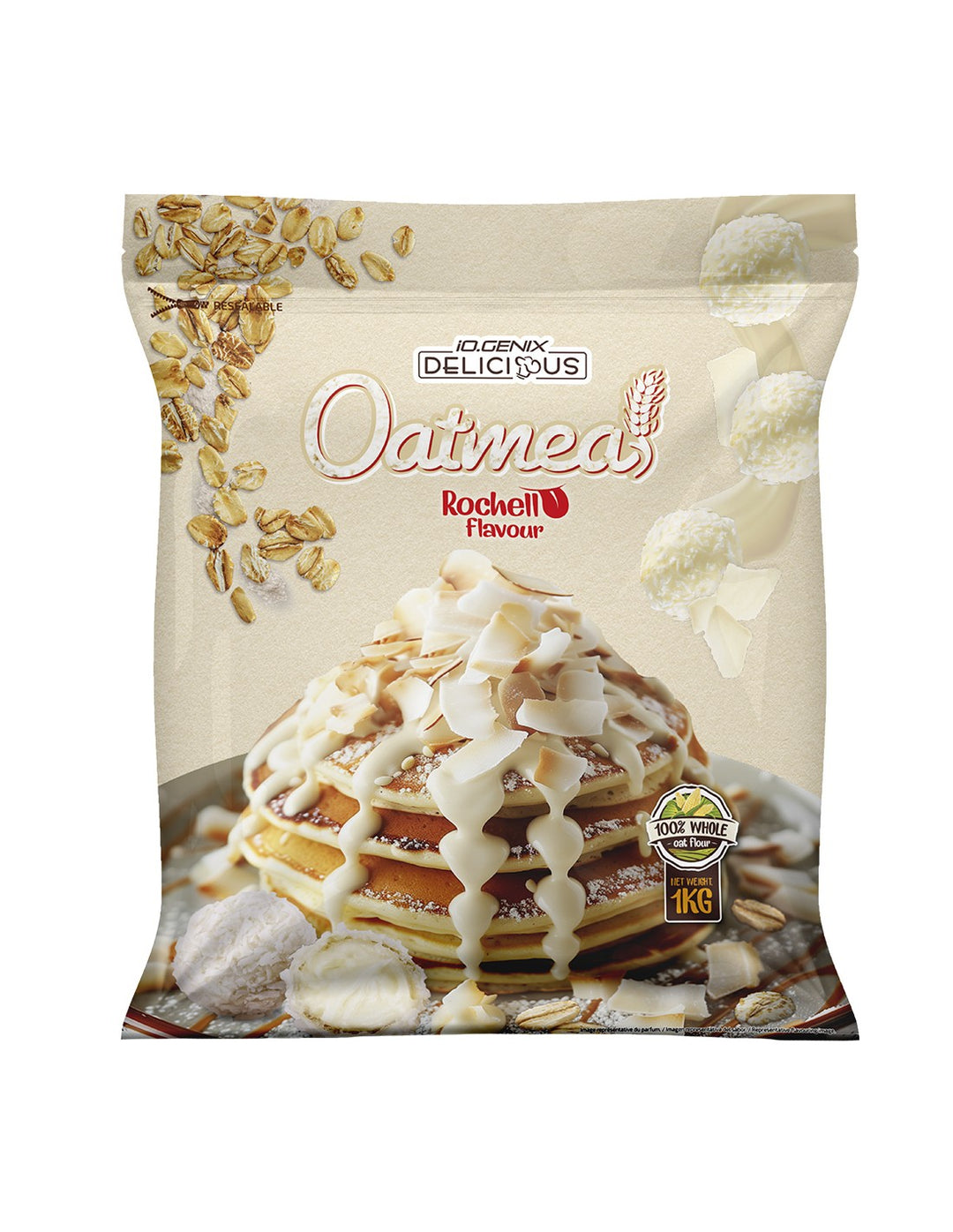 Farine d'avoine aromatisée IO.Genix 1kg