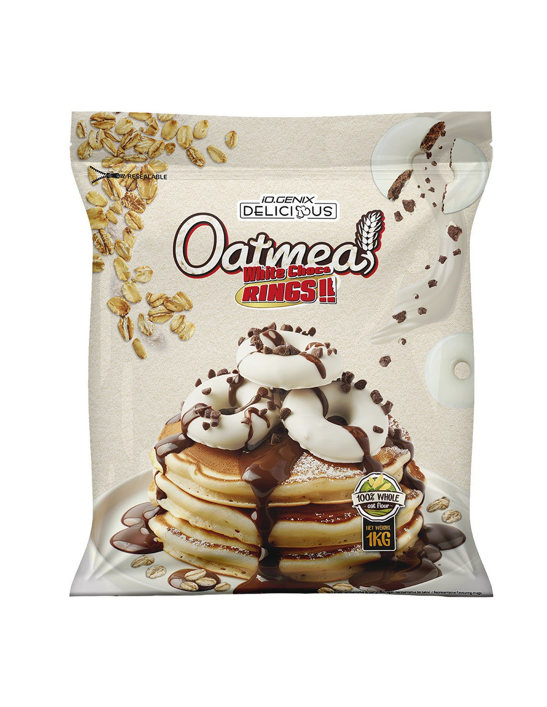 Farine d'avoine aromatisée IO.Genix 1kg