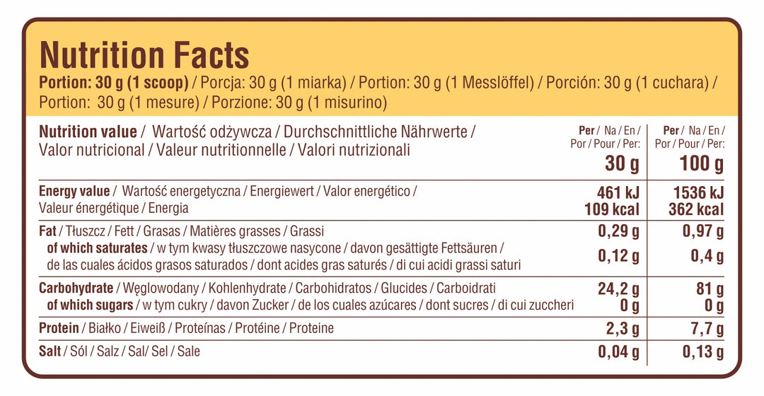 7Nutrition Cream of Rice 1000 g – Crème de Riz