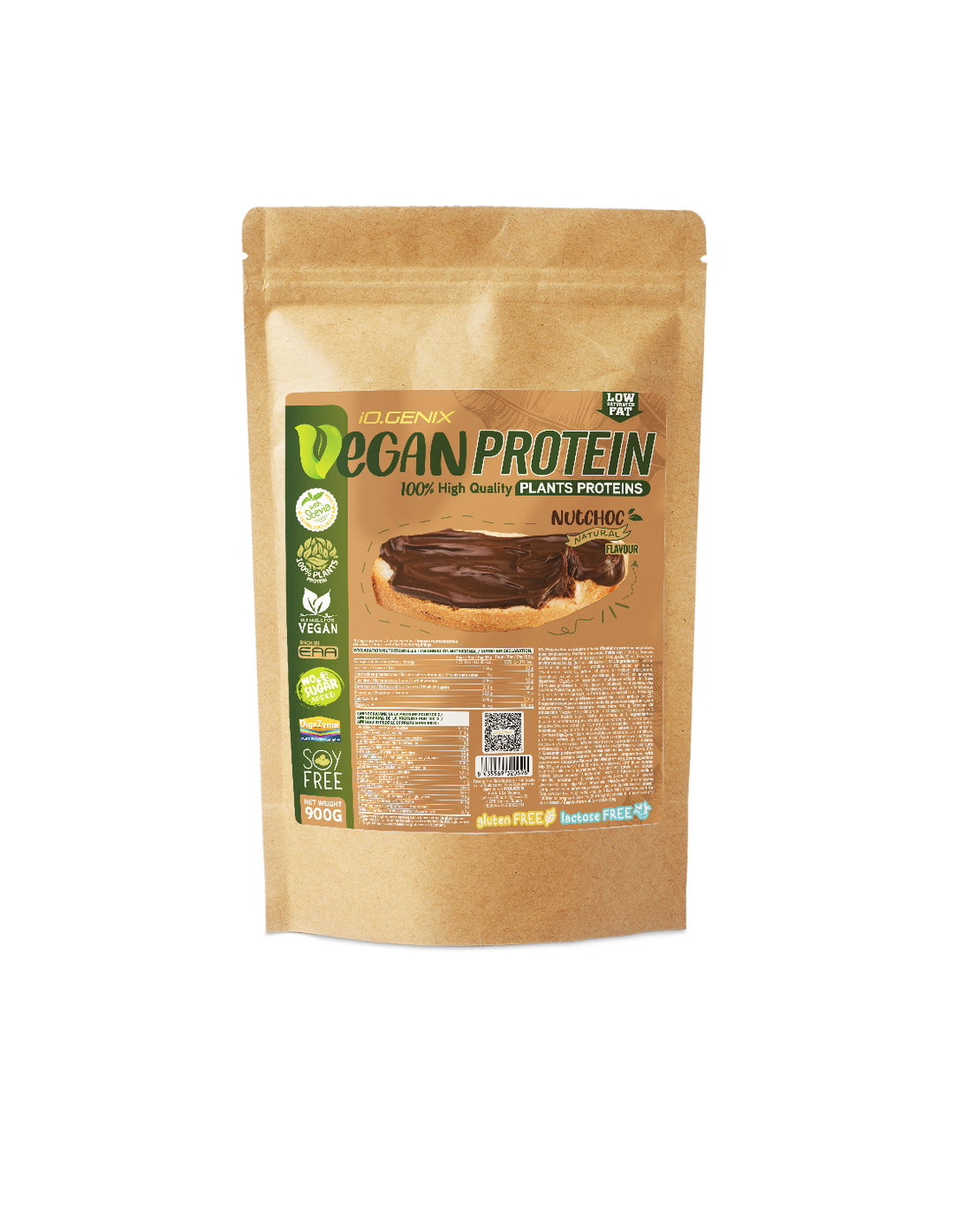 Vegan Protein 900 g Iogenix | Protéine Végétale Premium