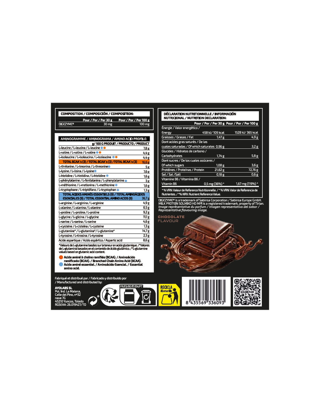 Whey Nova Matrix Iogenix 1kg - Protéine Whey Premium